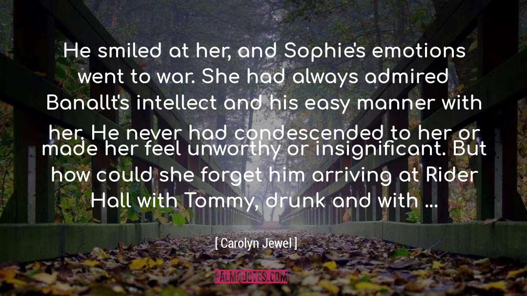 Carolyn Jewel Quotes: He smiled at her, and