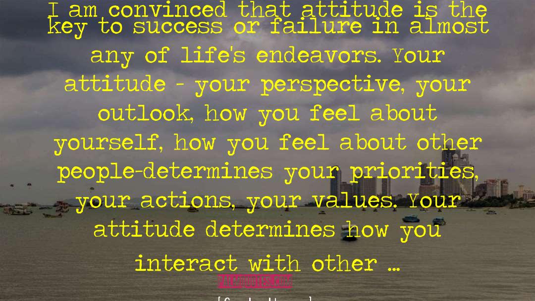 Carolyn Warner Quotes: I am convinced that attitude