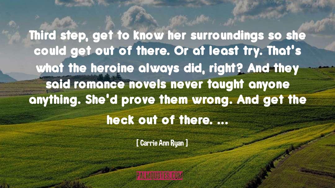 Carrie Ann Ryan Quotes: Third step, get to know