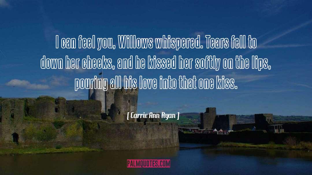 Carrie Ann Ryan Quotes: I can feel you, Willows