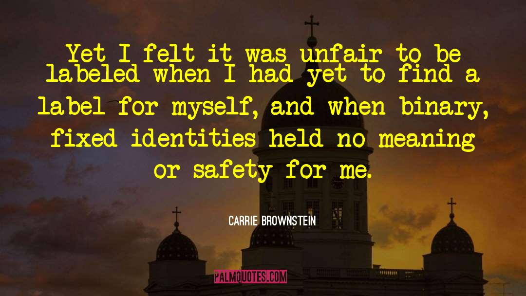 Carrie Brownstein Quotes: Yet I felt it was