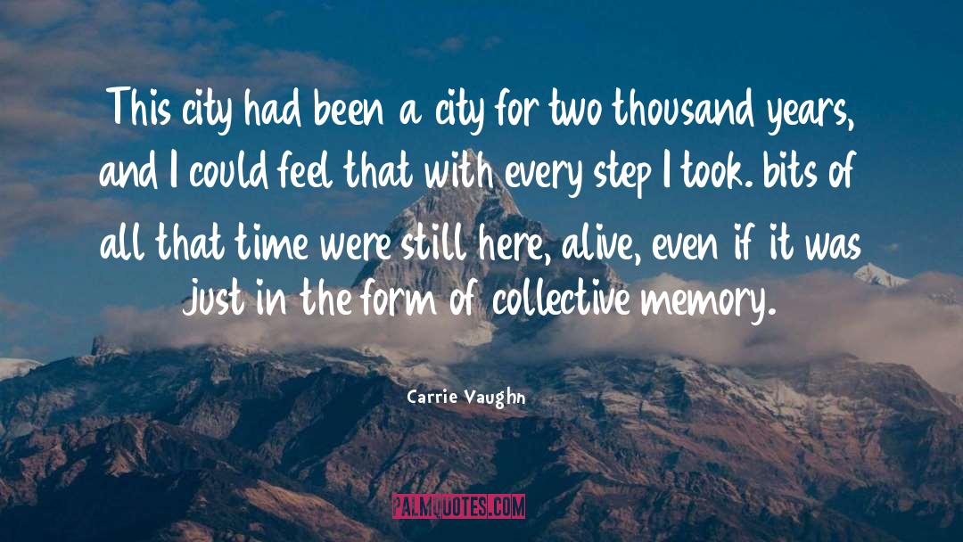 Carrie Vaughn Quotes: This city had been a