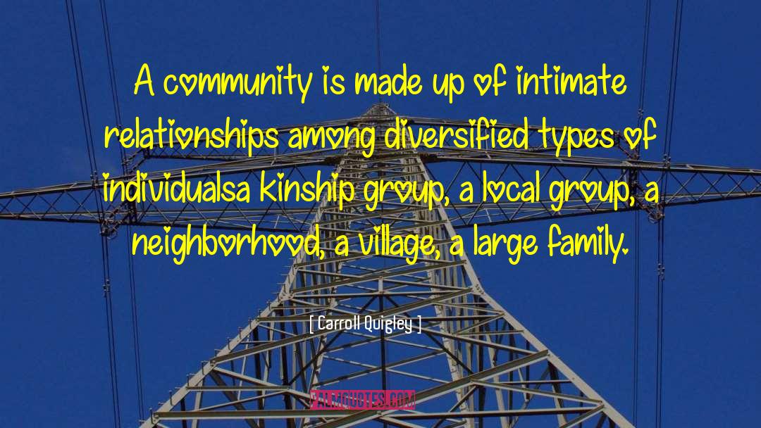 Carroll Quigley Quotes: A community is made up