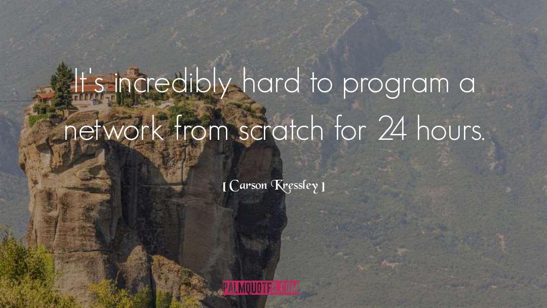 Carson Kressley Quotes: It's incredibly hard to program