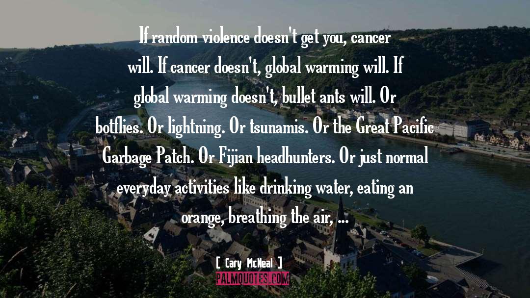 Cary McNeal Quotes: If random violence doesn't get