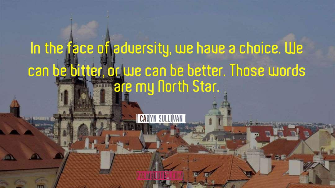 Caryn Sullivan Quotes: In the face of adversity,