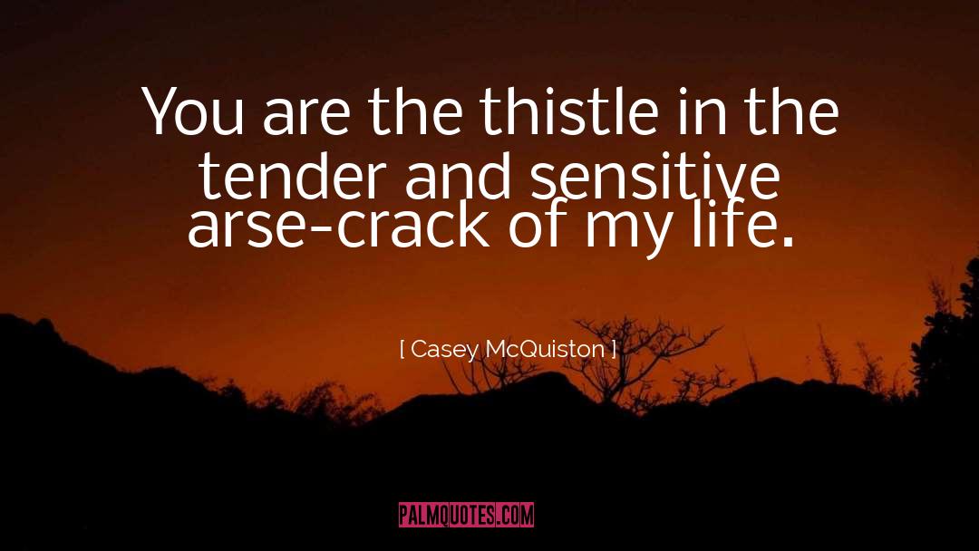 Casey McQuiston Quotes: You are the thistle in