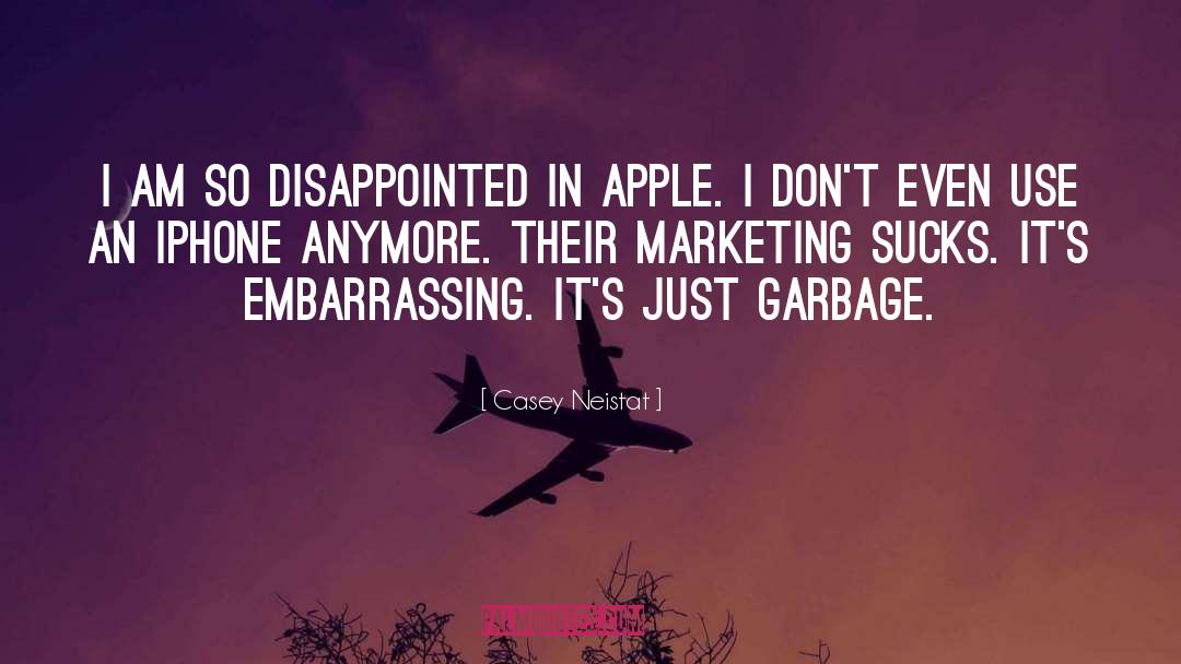 Casey Neistat Quotes: I am so disappointed in