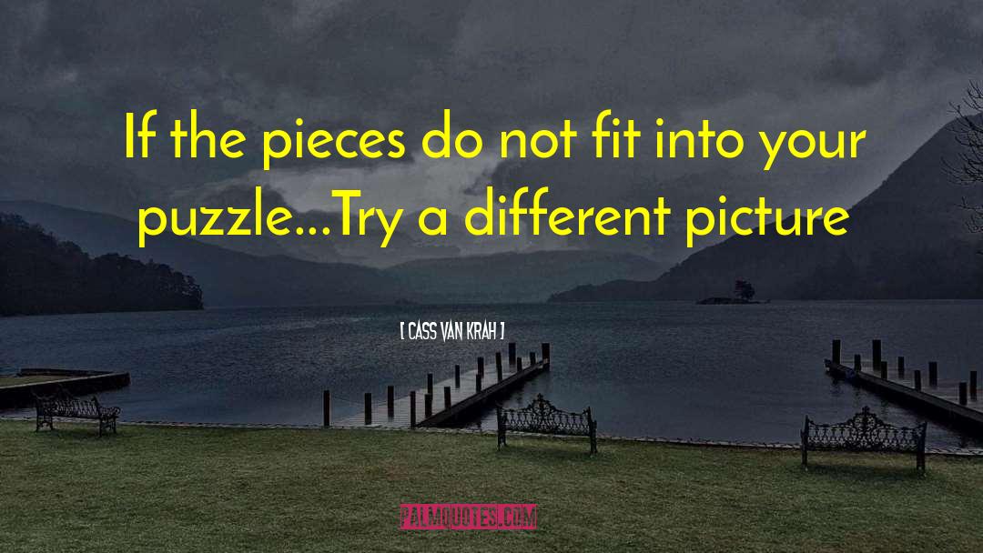 Cass Van Krah Quotes: If the pieces do not