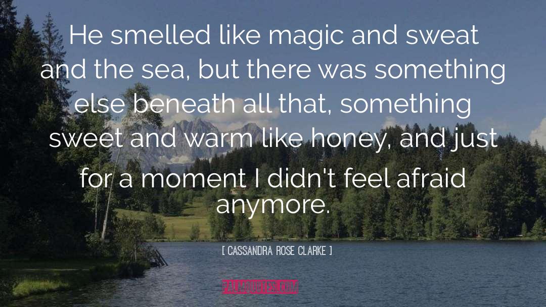 Cassandra Rose Clarke Quotes: He smelled like magic and
