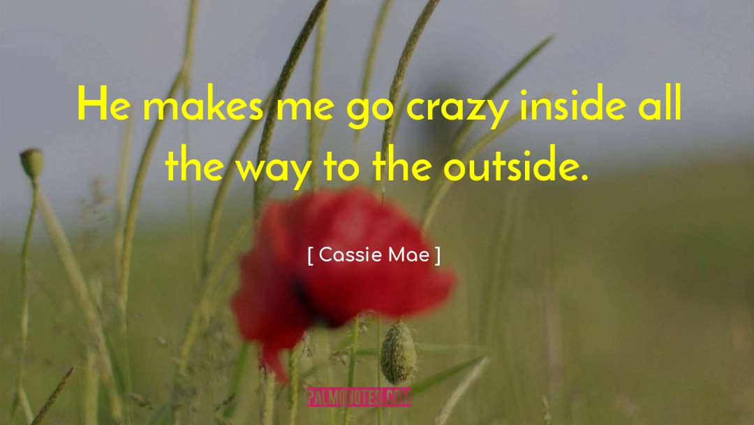 Cassie Mae Quotes: He makes me go crazy