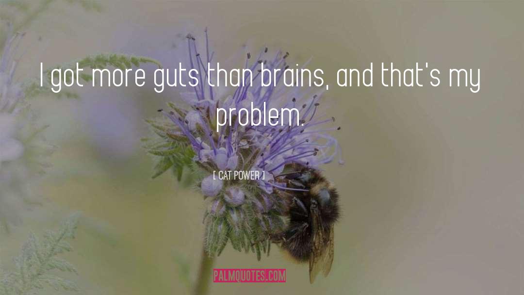 Cat Power Quotes: I got more guts than