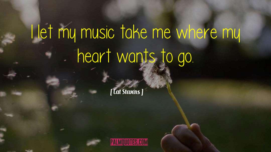 Cat Stevens Quotes: I let my music take