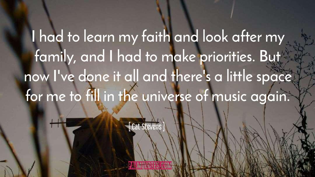 Cat Stevens Quotes: I had to learn my