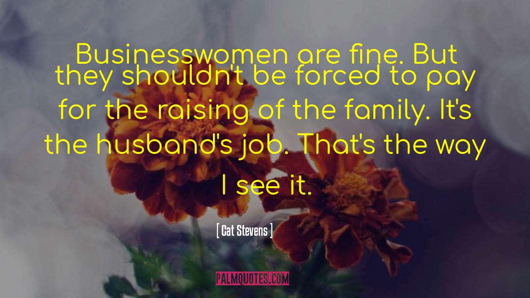Cat Stevens Quotes: Businesswomen are fine. But they