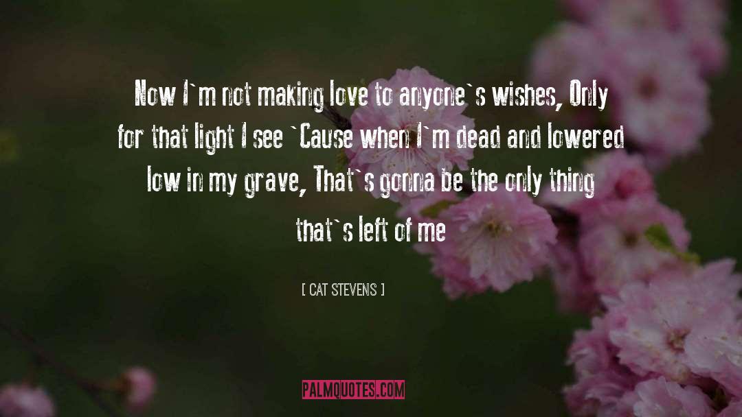 Cat Stevens Quotes: Now I'm not making love