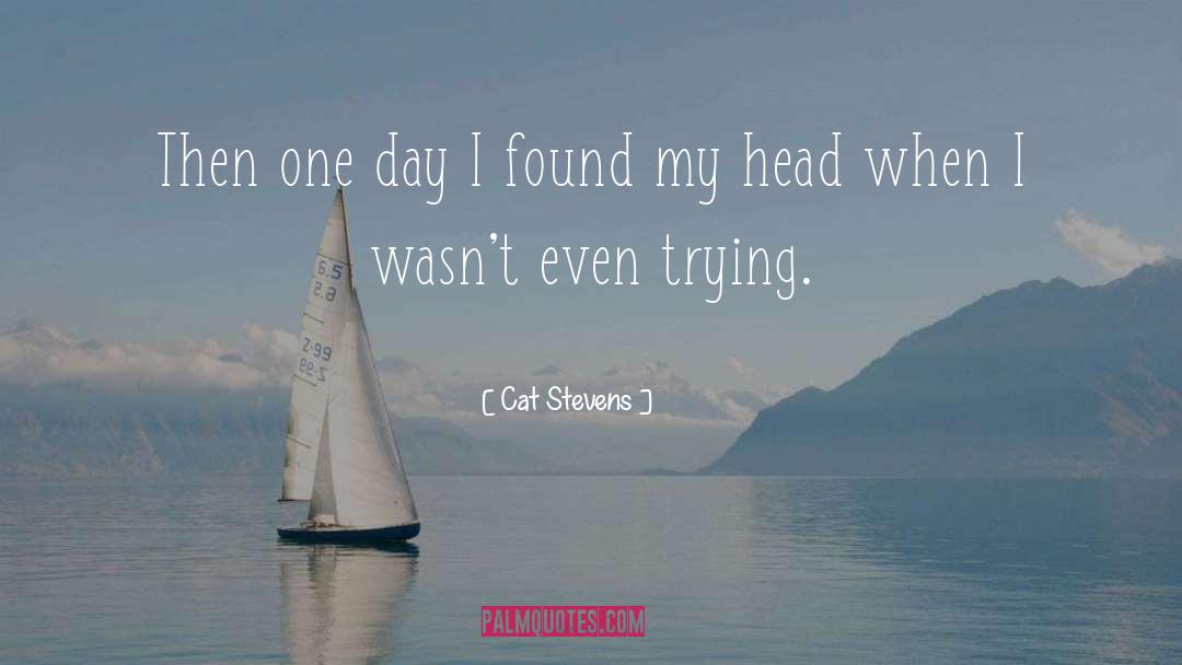 Cat Stevens Quotes: Then one day I found