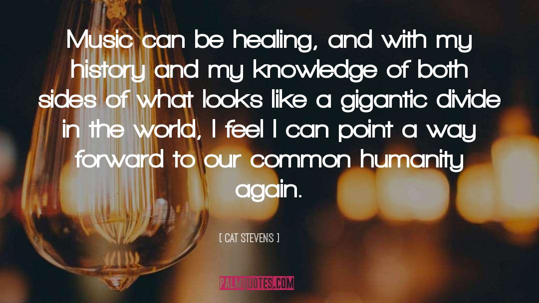Cat Stevens Quotes: Music can be healing, and