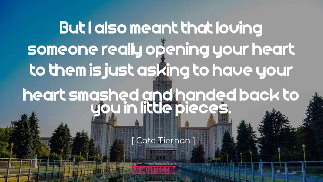 Cate Tiernan Quotes: But I also meant that