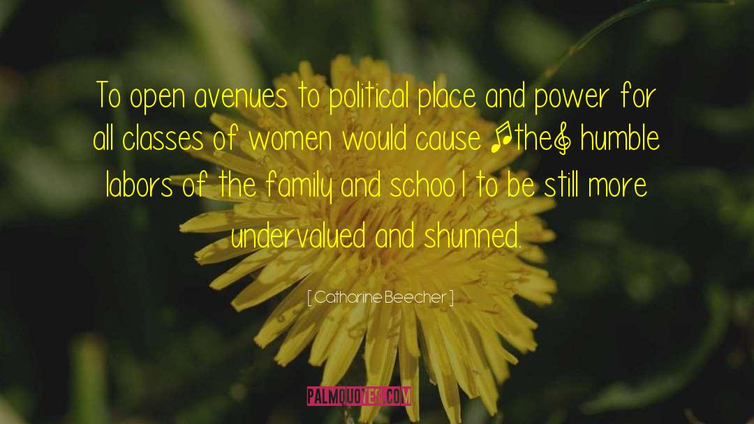 Catharine Beecher Quotes: To open avenues to political