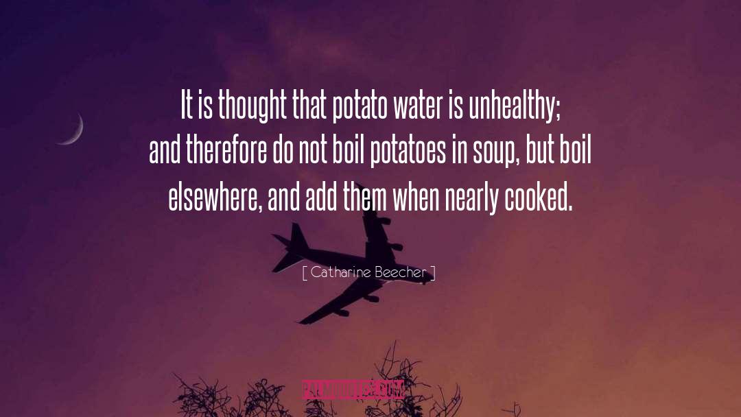 Catharine Beecher Quotes: It is thought that potato