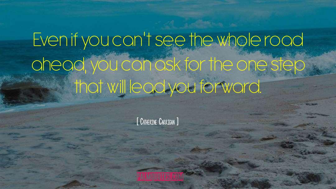 Catherine Carrigan Quotes: Even if you can't see