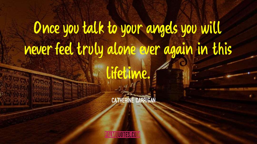 Catherine Carrigan Quotes: Once you talk to your