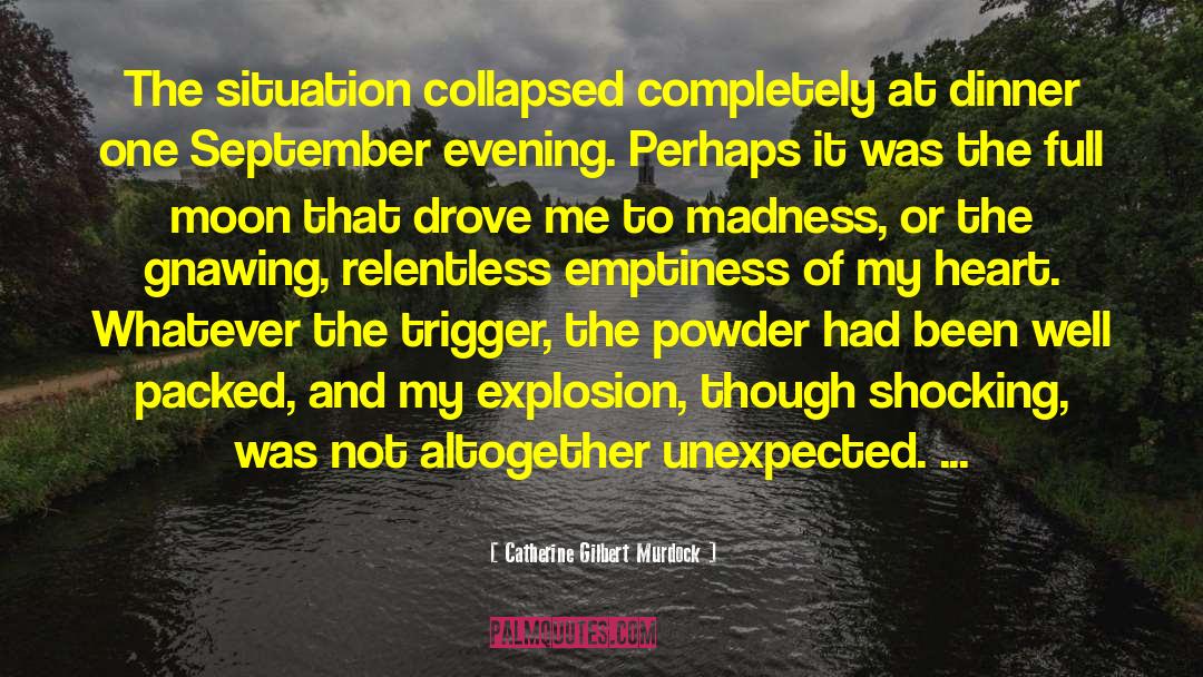 Catherine Gilbert Murdock Quotes: The situation collapsed completely at