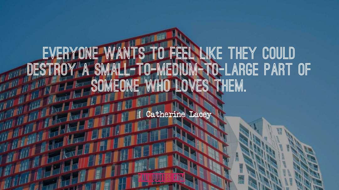 Catherine Lacey Quotes: Everyone wants to feel like
