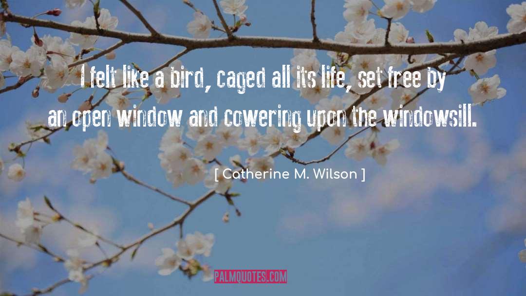 Catherine M. Wilson Quotes: I felt like a bird,