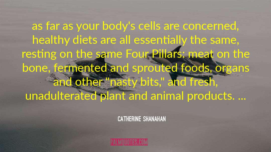Catherine Shanahan Quotes: as far as your body's