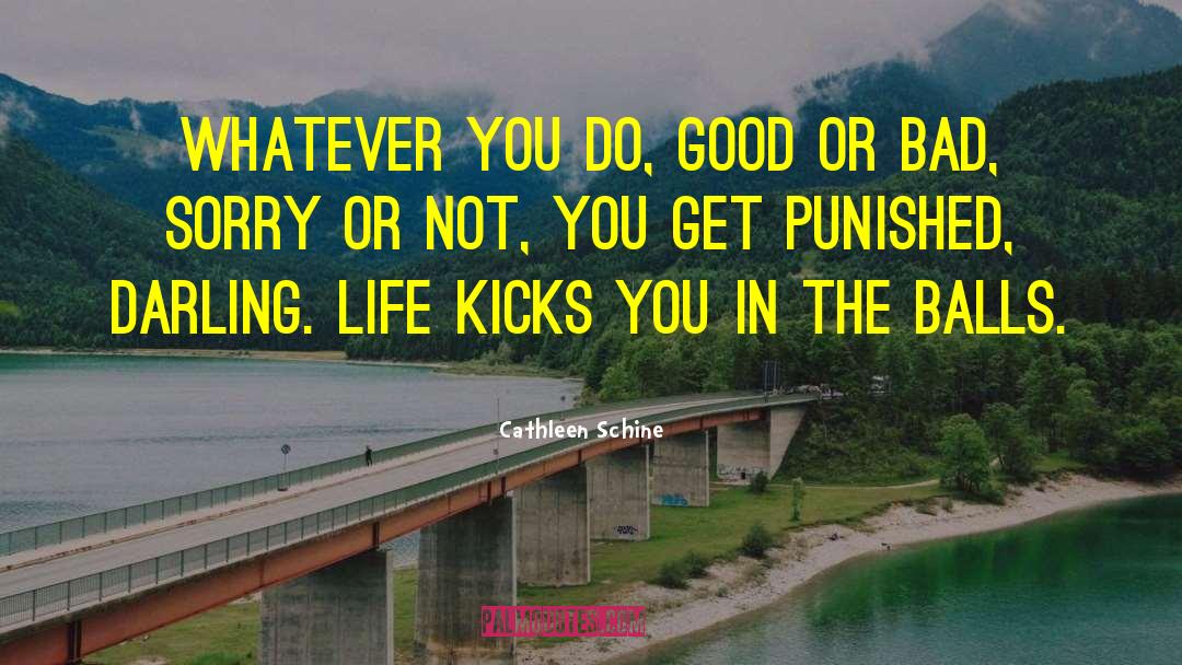 Cathleen Schine Quotes: Whatever you do, good or