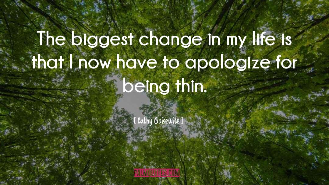 Cathy Guisewite Quotes: The biggest change in my