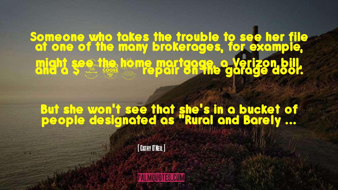 Cathy O'Neil Quotes: Someone who takes the trouble