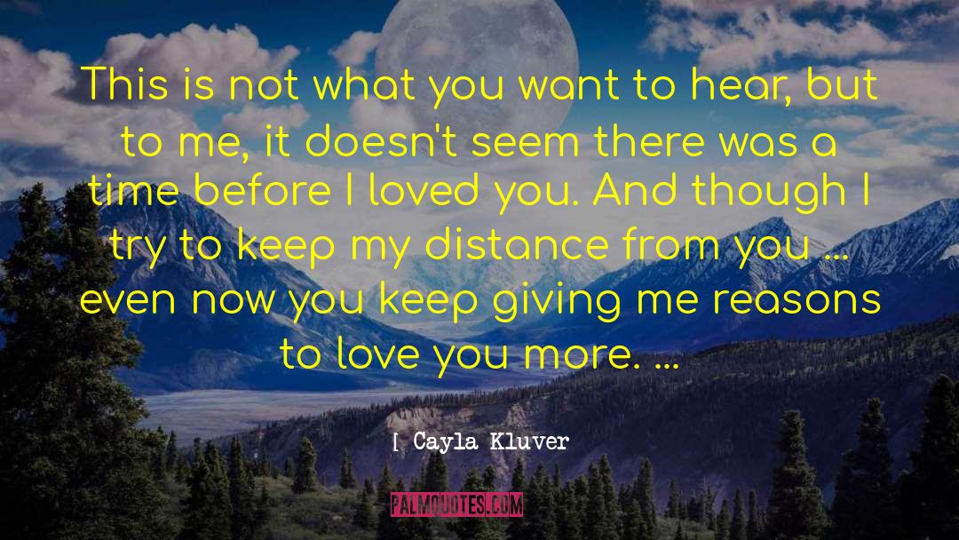 Cayla Kluver Quotes: This is not what you