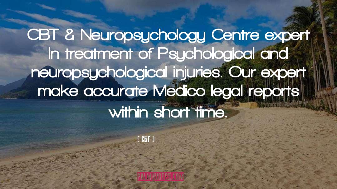 CBT Quotes: CBT & Neuropsychology Centre expert