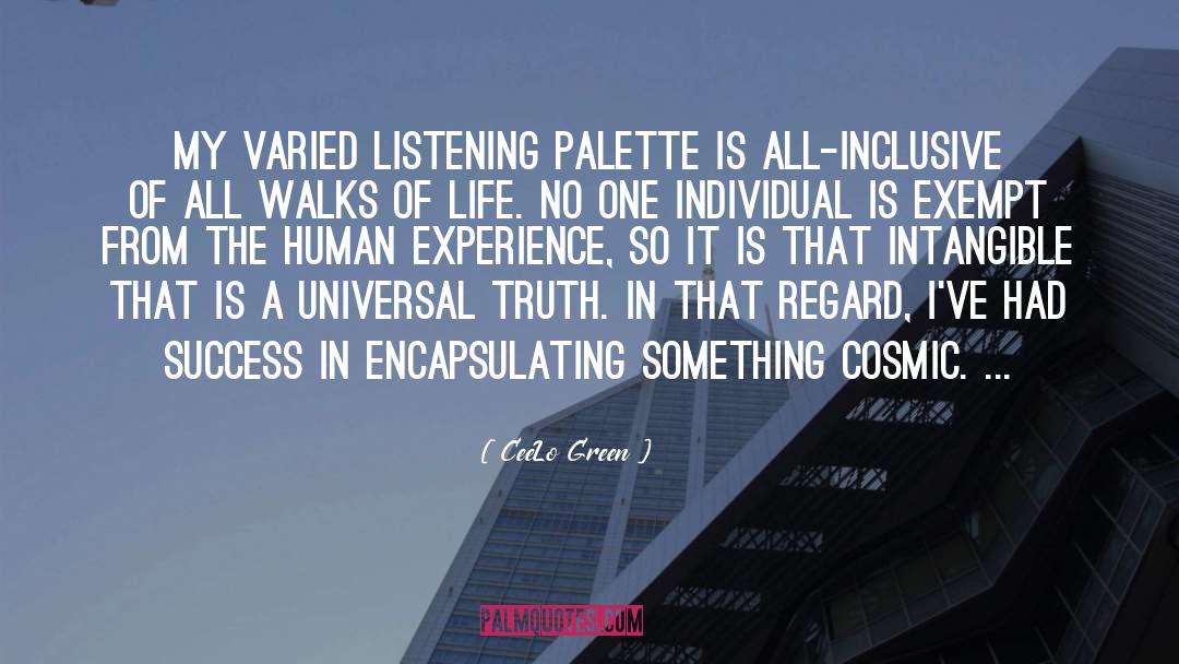 CeeLo Green Quotes: My varied listening palette is