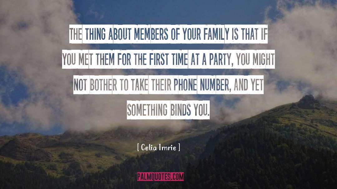 Celia Imrie Quotes: The thing about members of