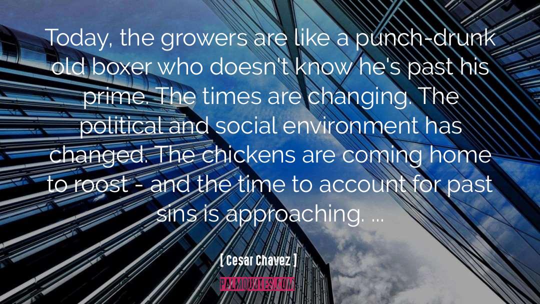 Cesar Chavez Quotes: Today, the growers are like