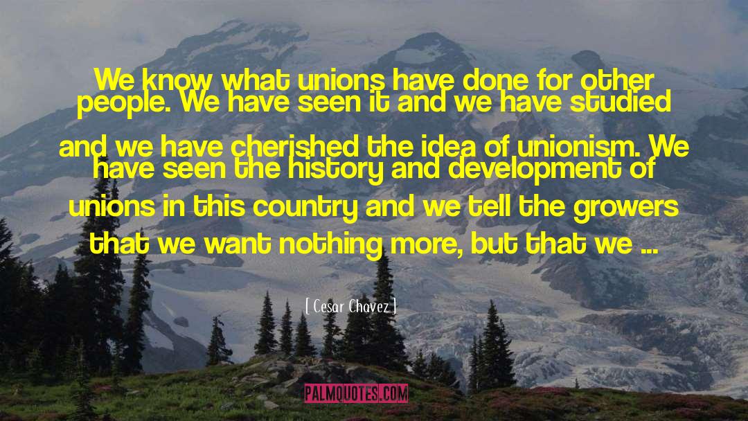 Cesar Chavez Quotes: We know what unions have