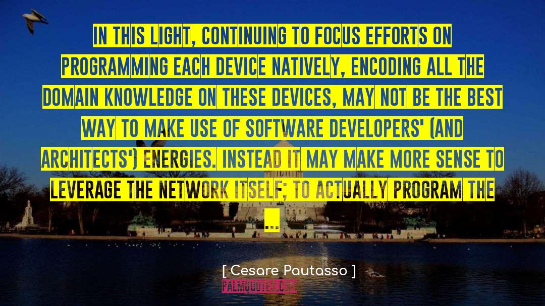 Cesare Pautasso Quotes: In this light, continuing to