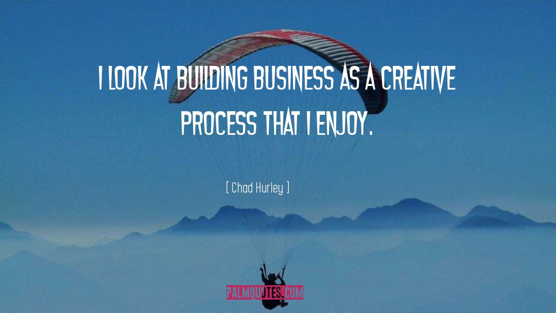 Chad Hurley Quotes: I look at building business