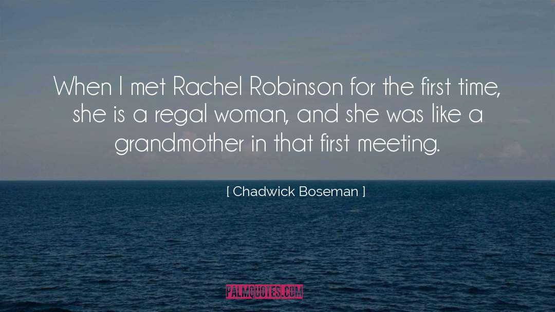 Chadwick Boseman Quotes: When I met Rachel Robinson