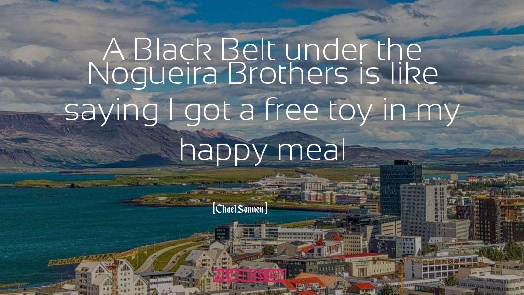 Chael Sonnen Quotes: A Black Belt under the