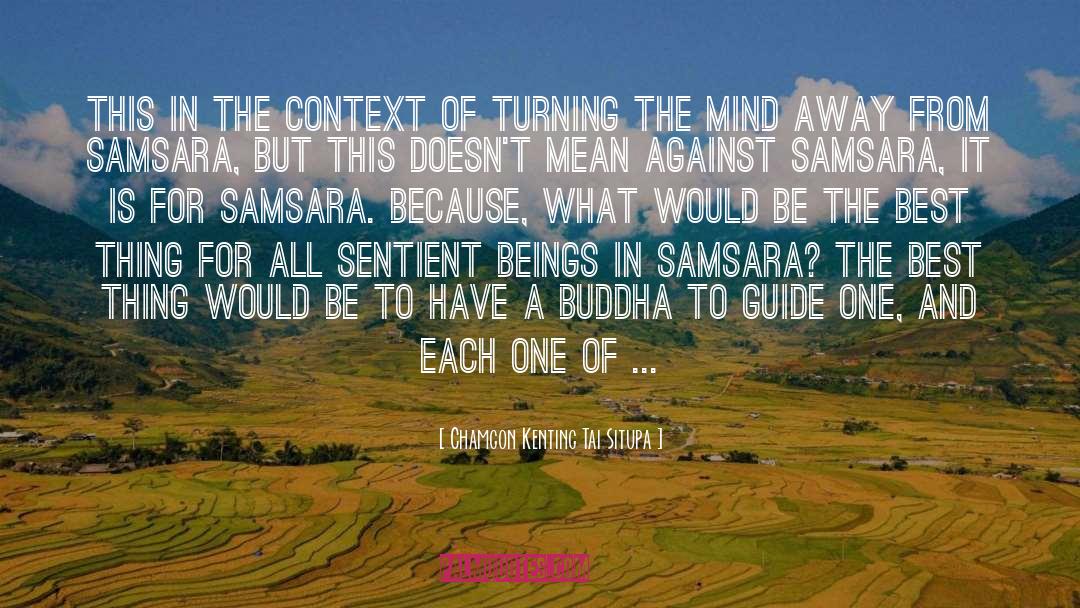 Chamgon Kenting Tai Situpa Quotes: This in the context of