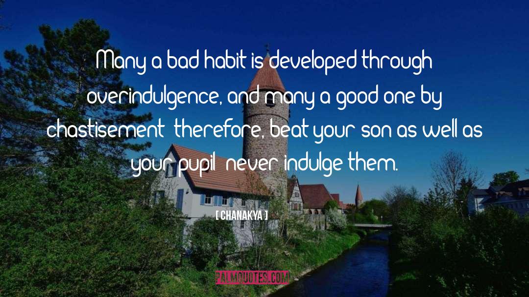 Chanakya Quotes: Many a bad habit is