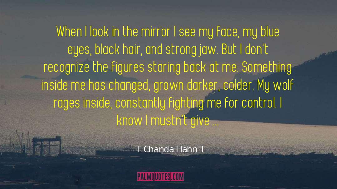 Chanda Hahn Quotes: When I look in the