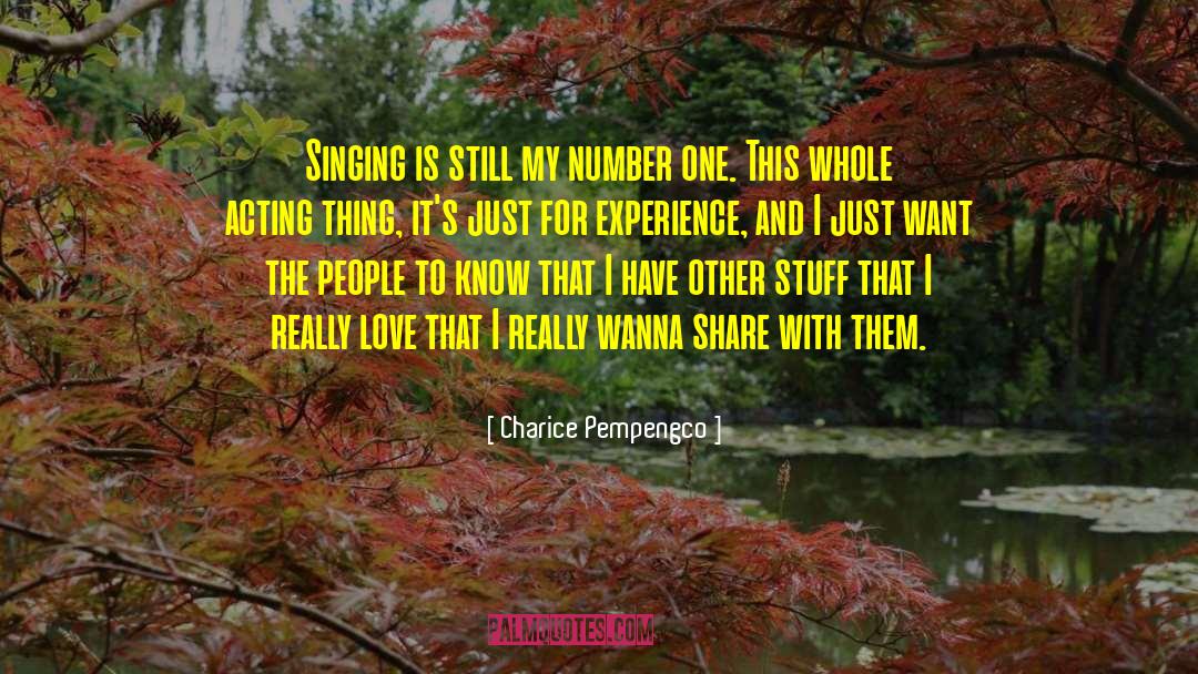 Charice Pempengco Quotes: Singing is still my number