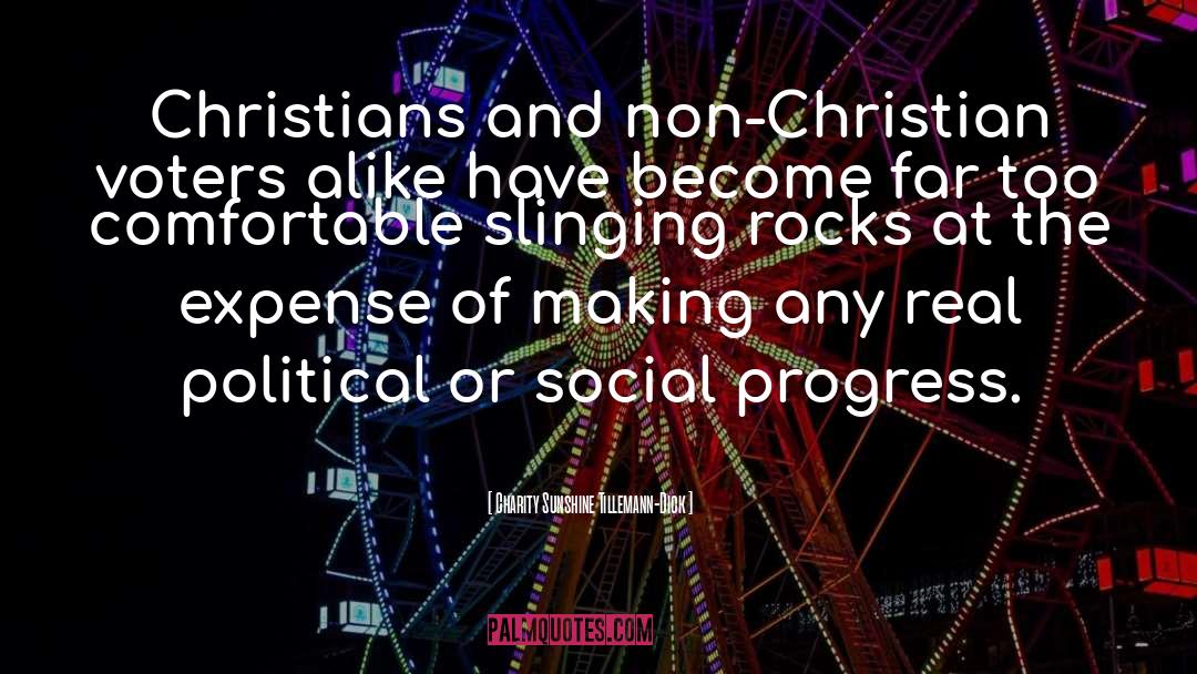 Charity Sunshine Tillemann-Dick Quotes: Christians and non-Christian voters alike