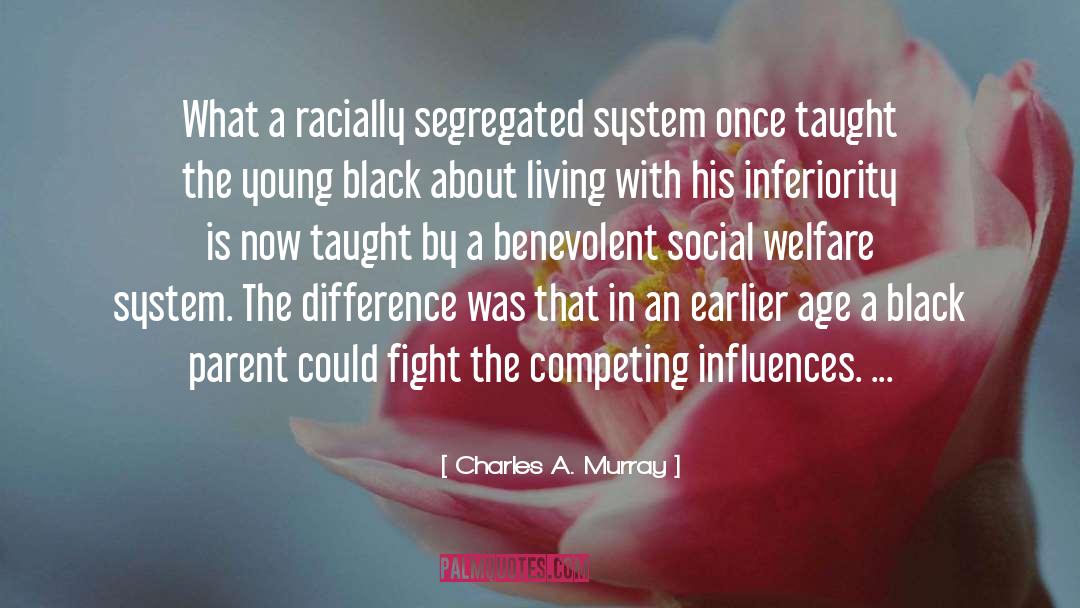 Charles A. Murray Quotes: What a racially segregated system